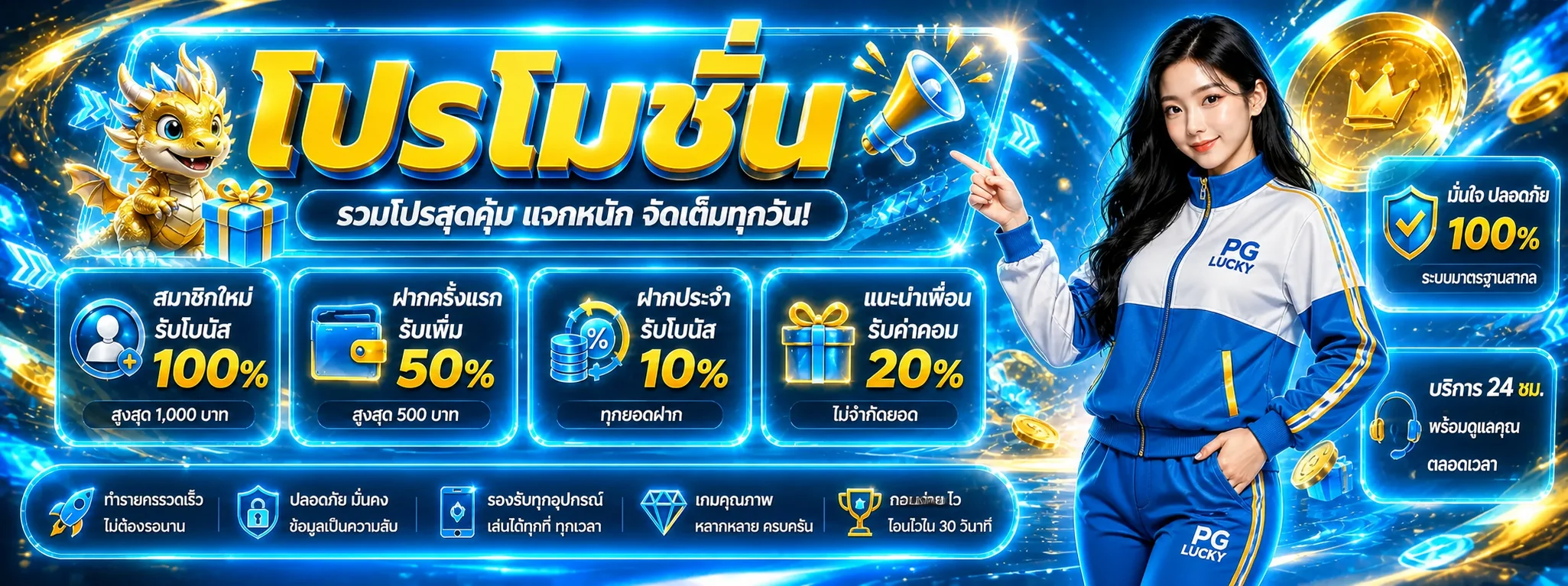 PG LUCKY ทางเข้า สมัครสมาชิก ทดลองสล็อต PG เว็บตรง